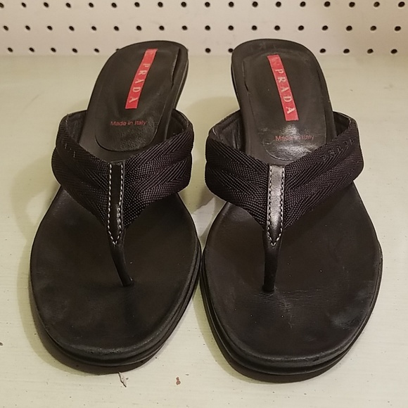 AUTHENTIC PRADA SANDALS - Picture 3 of 8